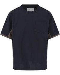 Sacai - T-Shirts And Polos Cotton - Lyst