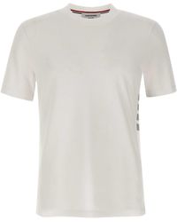 Thom Browne - "short Sleeve Tee" Cotton T-shirt - Lyst