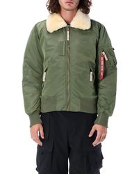Alpha Industries Injector Iii Air Force Jacket in Green for Men | Lyst