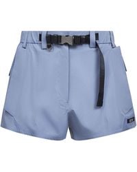Prada - Technical Canvas Shorts - Lyst