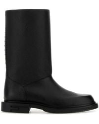 Fendi - Leather Frame Boots - Lyst