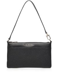 Michael Kors - Jet Set Medium Leather Wristlet - Lyst