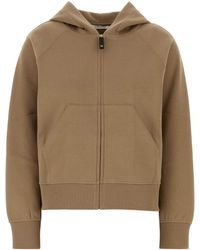 Max Mara - Camel Cotton Blend Alma Sweatshirt - Lyst