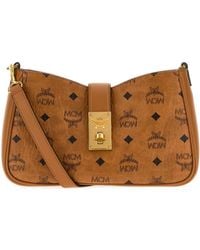 MCM - Printed Canvas Tracy Crossbody Bag - Lyst