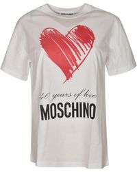 Moschino - 60 Years Of Love T-Shirt - Lyst