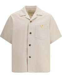 Valentino - Signature Vlogo Bowling Shirt - Lyst