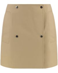 Burberry - Miniskirt Trench - Lyst