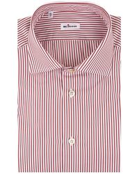 Kiton - And Striped Classic Shirt - Lyst