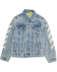 Off-White c/o Virgil Abloh - Jacket For Girls Cotton Coat - Lyst