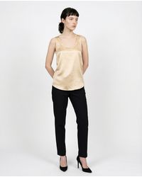 Brunello Cucinelli - Beige Silk T - Lyst