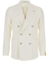 Tagliatore - Jacket 'Montecarlo Double-Breasted' With Revers For - Lyst