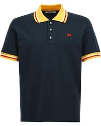 Wales Bonner - Piquet Cotton Polo Shirt - Lyst