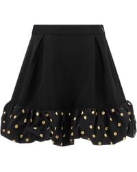 Moschino - Polka Dots Insert Skirt - Lyst