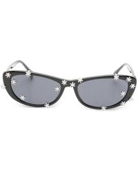 YVMIN - Flower-Embellished Cat-Eye Sunglasses - Lyst