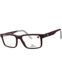 Lacoste - Lacoste L2922 Rectangular Propionate Frame Eyeglasses - Lyst