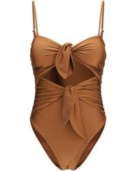 Zimmermann - Aster Swimsuit Polyamide; Elastane Swimwear - Lyst