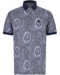 Etro - 'Arnica Paisley' Polo Shirt - Lyst