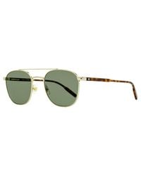 Montblanc - Rounded Square Sunglasses Mb0114S 003-Havana 54Mm Metal/Plastic (Acetate) - Lyst