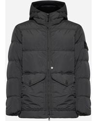 Stone Island - Giubbotto Vera Piuma - Lyst