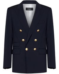 DSquared² - Palm Beach Double Breasted Blazer - Lyst