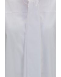 Dries Van Noten - Shirt With Scarf Detail Cotton - Lyst