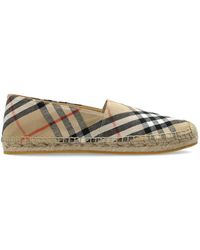 Burberry - Check Mews Espadrilles - Lyst