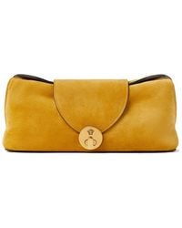 Versace - Clutch Vivian Suede - Lyst