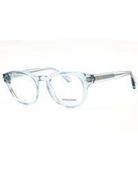 Ferragamo - Ferragamo Sf3033 Round Acetate Eyeglasses - Lyst