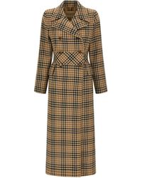 Valentino Garavani - Houndstooth Wool Coat - Lyst