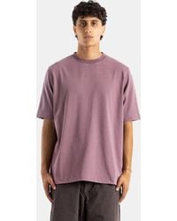 Casey Casey - T-Shirt Felix En Jersey Épais Raisin T-Shirts And Polos - Lyst