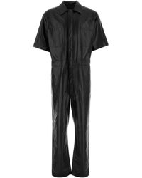 Givenchy - Leather Jumpsuit - Lyst