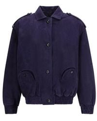 Blazé Milano - Lamb Ovis Aries Aries Bomber - Lyst