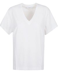 IRO - Jolia V-Neck T-Shirt - Lyst