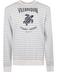 Vilebrequin - Logo Detail Striped Sweatshirt - Lyst