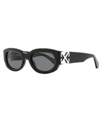 Off-White c/o Virgil Abloh - Oval Palmer Sunglasses Oeri14E 1007 52Mm Plastic (Acetate) - Lyst