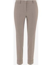 Ql2 - Trousers Margot Stretch Wool - Lyst