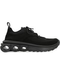 Ferragamo - Running Sneakers Nima-Anthracite Calf Trainers - Lyst