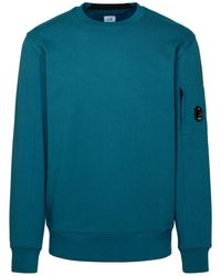 C.P. Company - Diagonal Raised Fleece Cotton Sweatshirt - Lyst