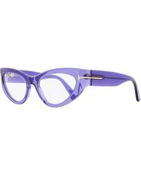 Tom Ford - Block Cat Eye Eyeglasses Tf6134B 081 55Mm Plastic (Acetate) Sunglasses - Lyst