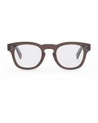 Celine - Bold Round Frame Glasses - Lyst
