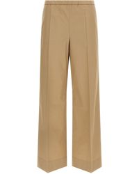 Moncler - Grosgrain Logo Patch Pants - Lyst