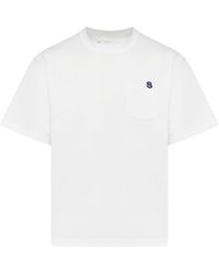 Sacai - S Cotton Jersey T-Shirt - Lyst