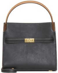 Tory Burch - Double Lee Radziwill Leather Bag - Lyst