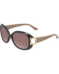 Ferragamo - Frame And Lens Sunglasses - Lyst