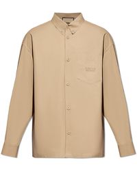 Gucci - Cotton Shirt With Pocket - Lyst