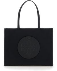 Tory Burch - 'Ella' Small Tote Bag With Two Top Handles And Embossed Maxi Logo On The Front - Lyst