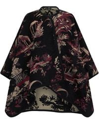 Etro - Cape With Paisley Pattern, Cotton Capes - Lyst