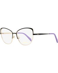 PUCCI - Pucci Slim Butterfly Eyeglasses Ep5188 005- 56Mm Metal/Plastic (Acetate) - Lyst