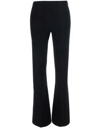 Twinset - Straight-Leg Pants Tech Fabric Viscose Trousers - Lyst