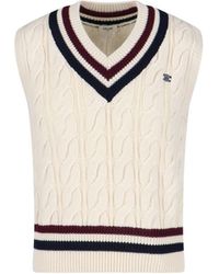 Celine - Triomphe' Vest Sweater - Lyst